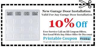 Garage Door Installation Coupon