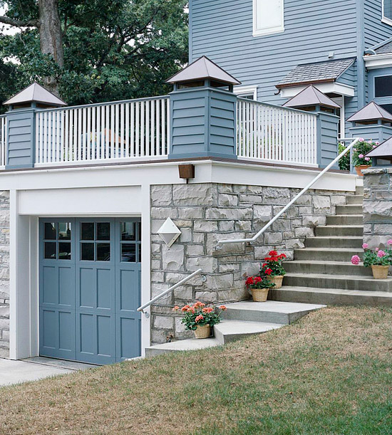 Wood Carriage House Garage Door