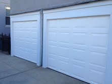 Vinyl Garage Door Installation With Aluminum Capping 