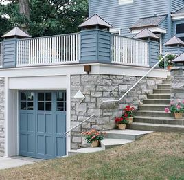 Wood Carriage House Garage Door