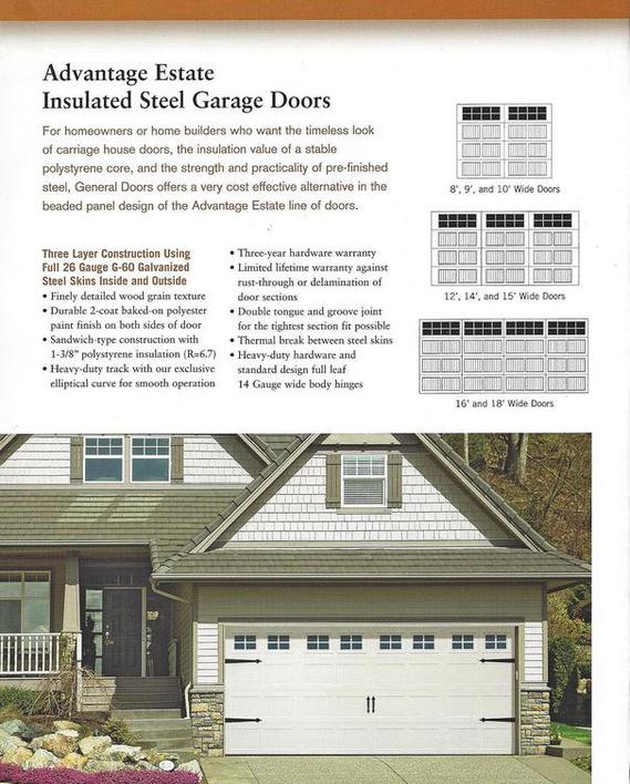 Estate Insulated Garage Door  