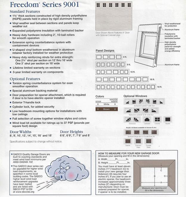 Vinyl Garage Door Options